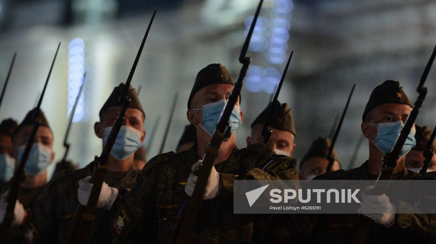 Russia WWII Victory Parade Rehearsal