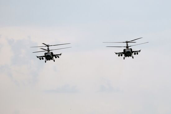 Russia WWII Victory Parade Rehearsal