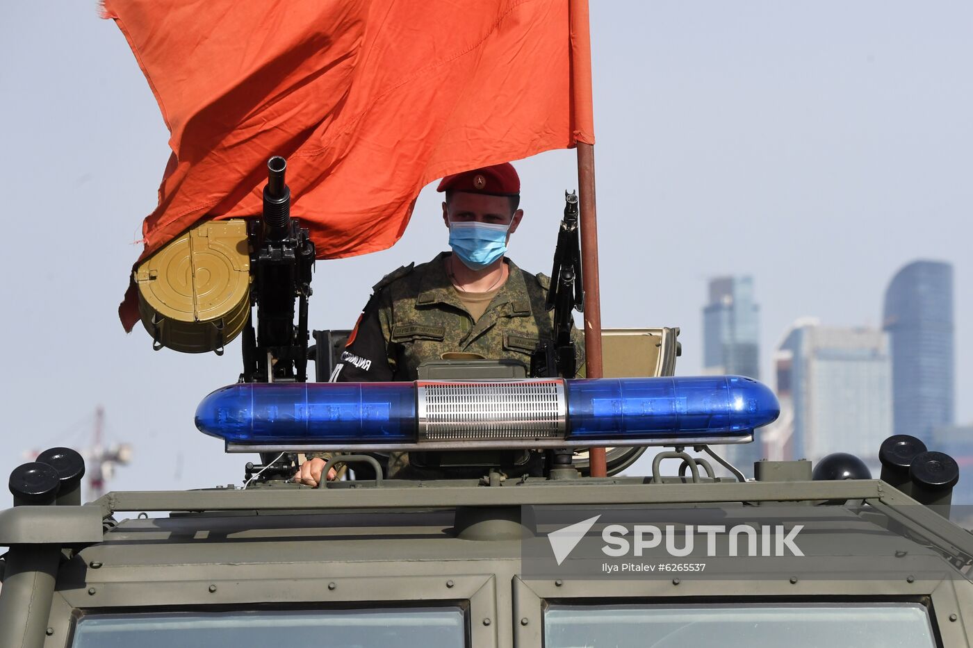 Russia WWII Victory Parade Rehearsal