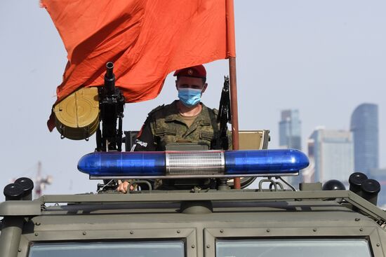 Russia WWII Victory Parade Rehearsal