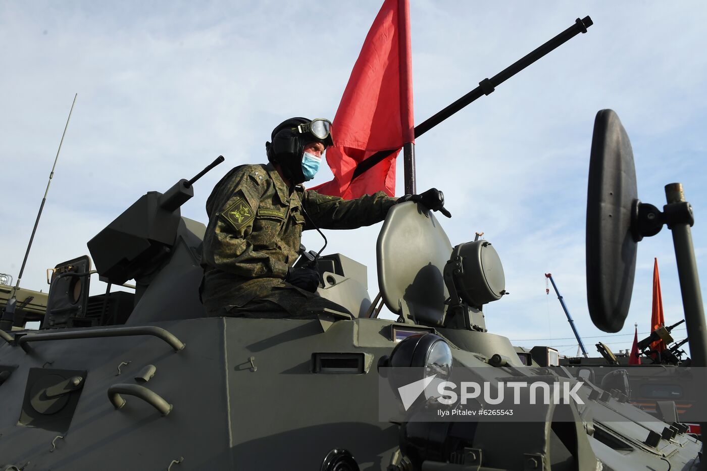 Russia WWII Victory Parade Rehearsal