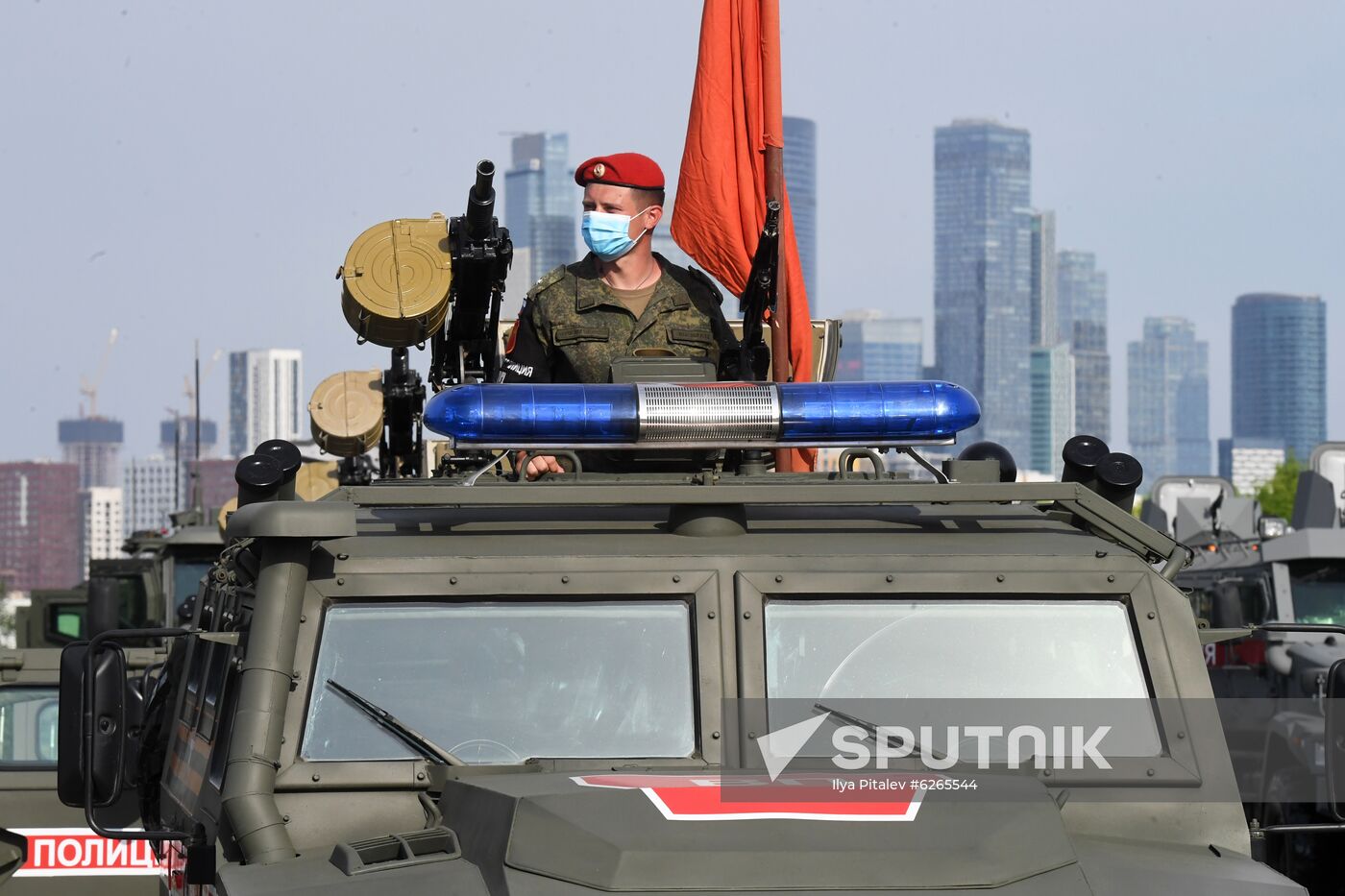 Russia WWII Victory Parade Rehearsal