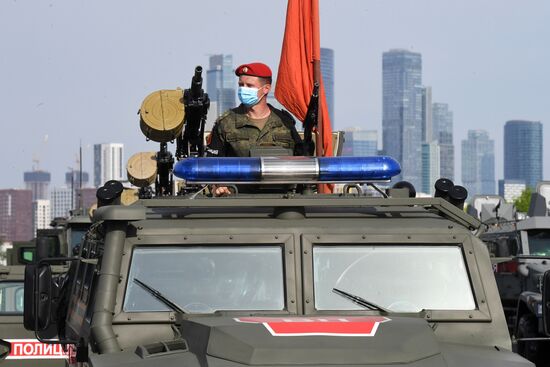 Russia WWII Victory Parade Rehearsal