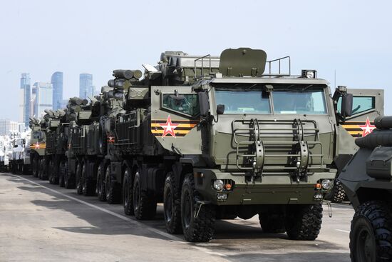 Russia WWII Victory Parade Rehearsal