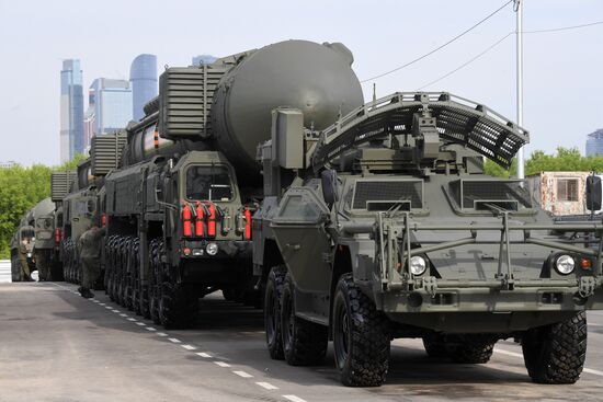 Russia WWII Victory Parade Rehearsal