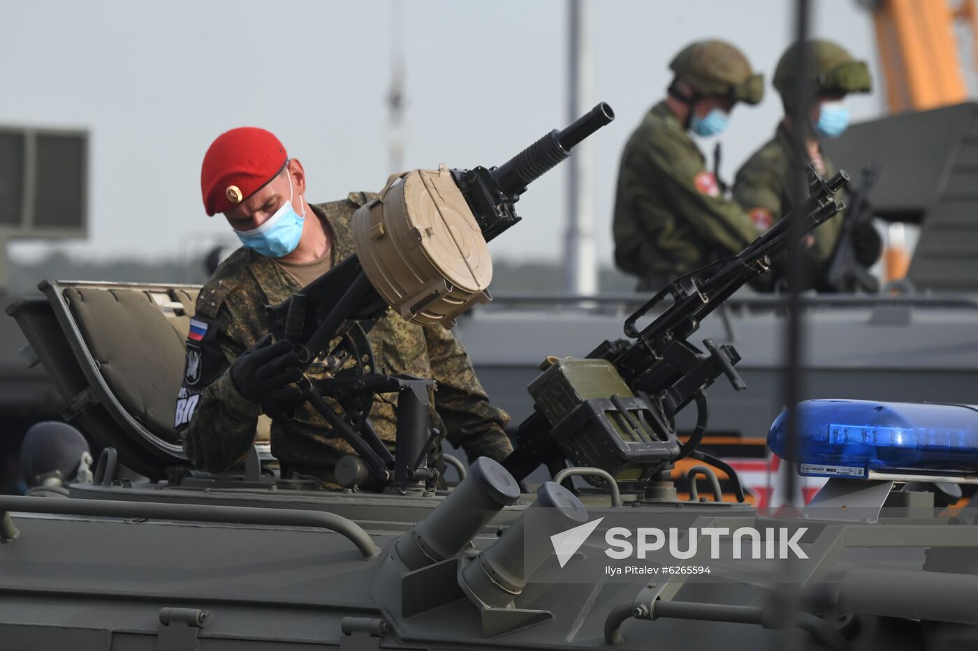 Russia WWII Victory Parade Rehearsal