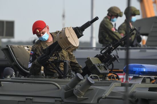 Russia WWII Victory Parade Rehearsal