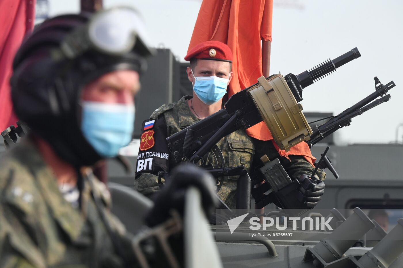 Russia WWII Victory Parade Rehearsal