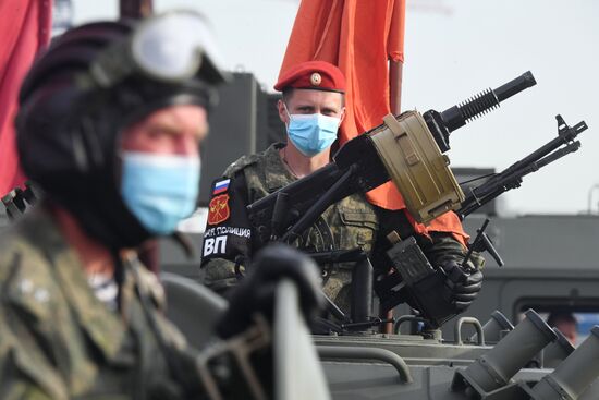 Russia WWII Victory Parade Rehearsal