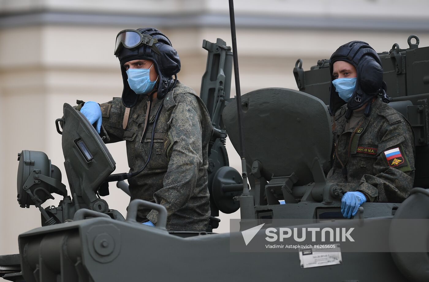 Russia WWII Victory Parade Rehearsal