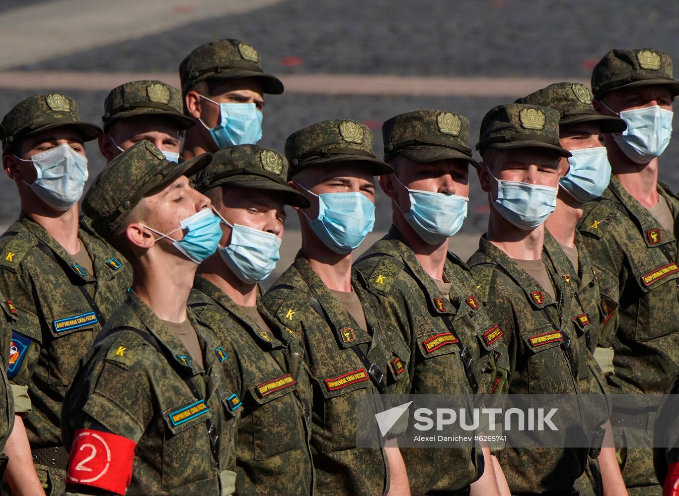 Russia WWII Victory Parade Rehearsal