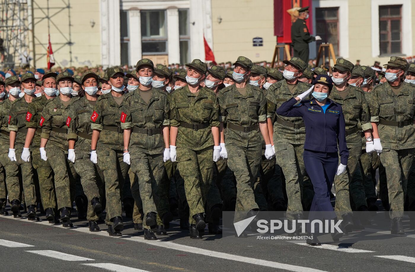 Russia WWII Victory Parade Rehearsal