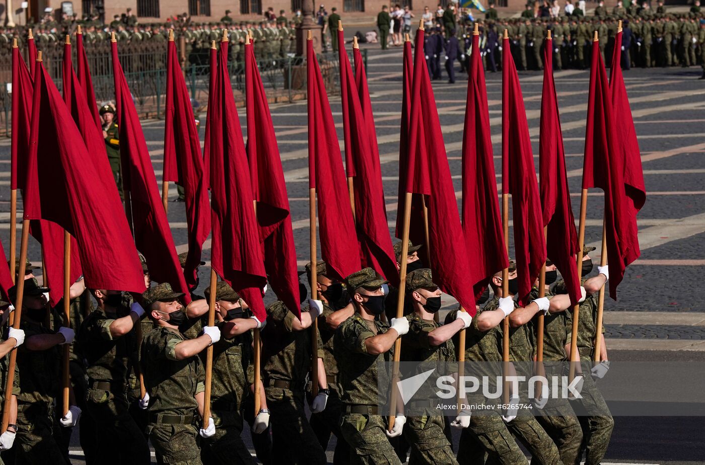 Russia WWII Victory Parade Rehearsal