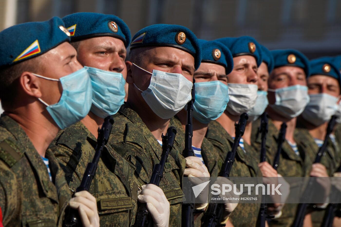 Russia WWII Victory Parade Rehearsal