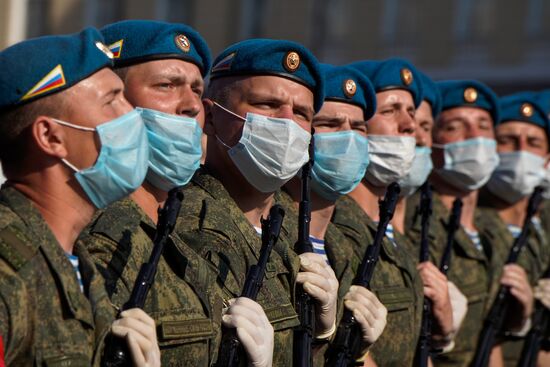 Russia WWII Victory Parade Rehearsal