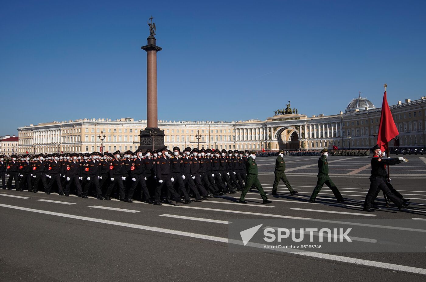 Russia WWII Victory Parade Rehearsal