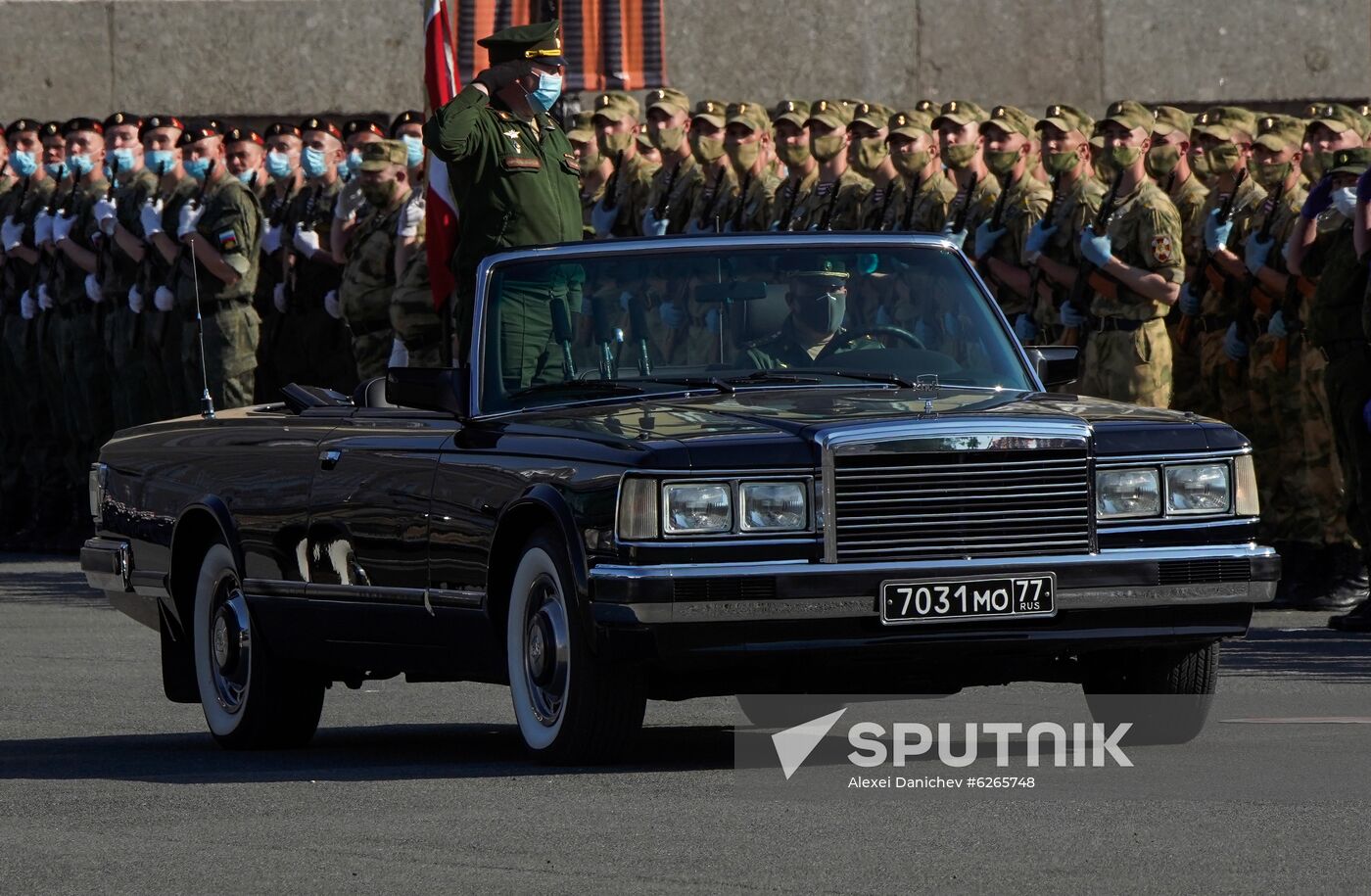 Russia WWII Victory Parade Rehearsal