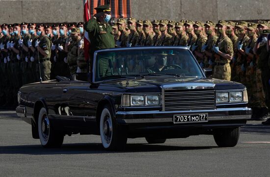 Russia WWII Victory Parade Rehearsal