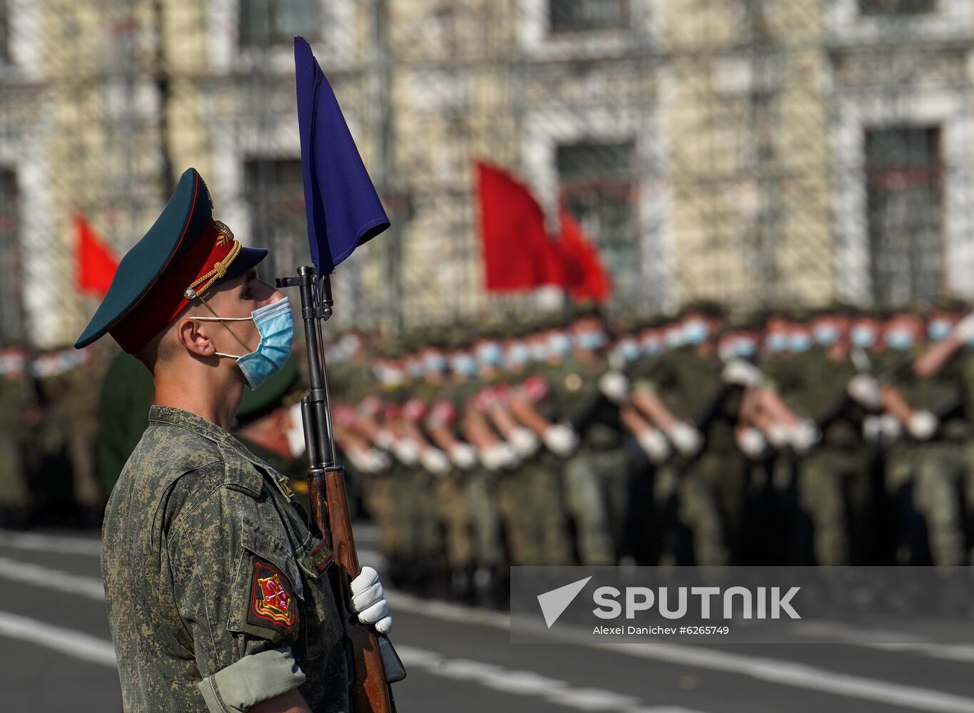 Russia WWII Victory Parade Rehearsal