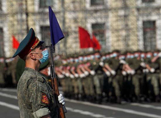 Russia WWII Victory Parade Rehearsal