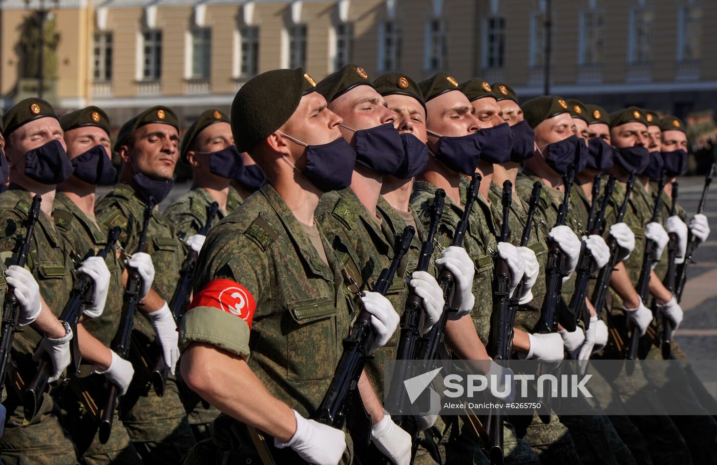 Russia WWII Victory Parade Rehearsal