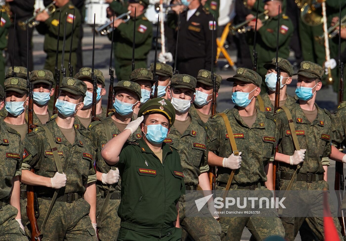 Russia WWII Victory Parade Rehearsal