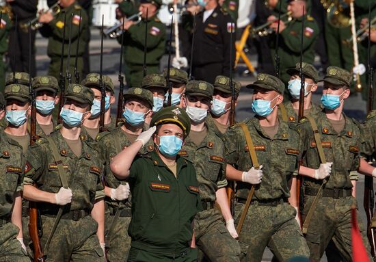 Russia WWII Victory Parade Rehearsal