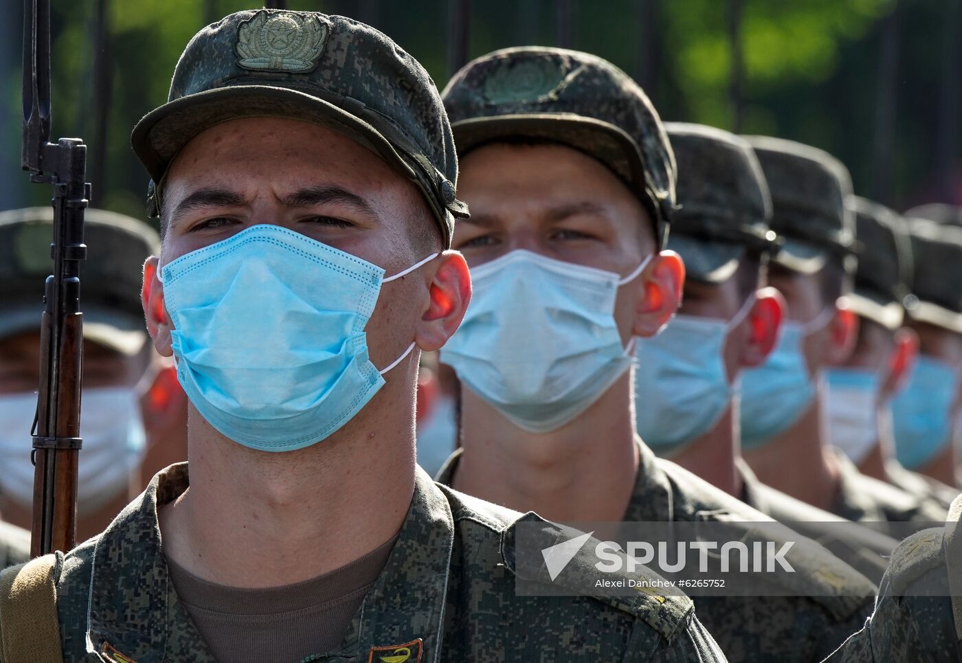 Russia WWII Victory Parade Rehearsal