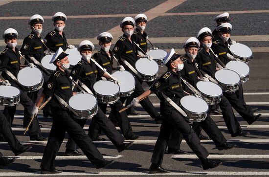 Russia WWII Victory Parade Rehearsal