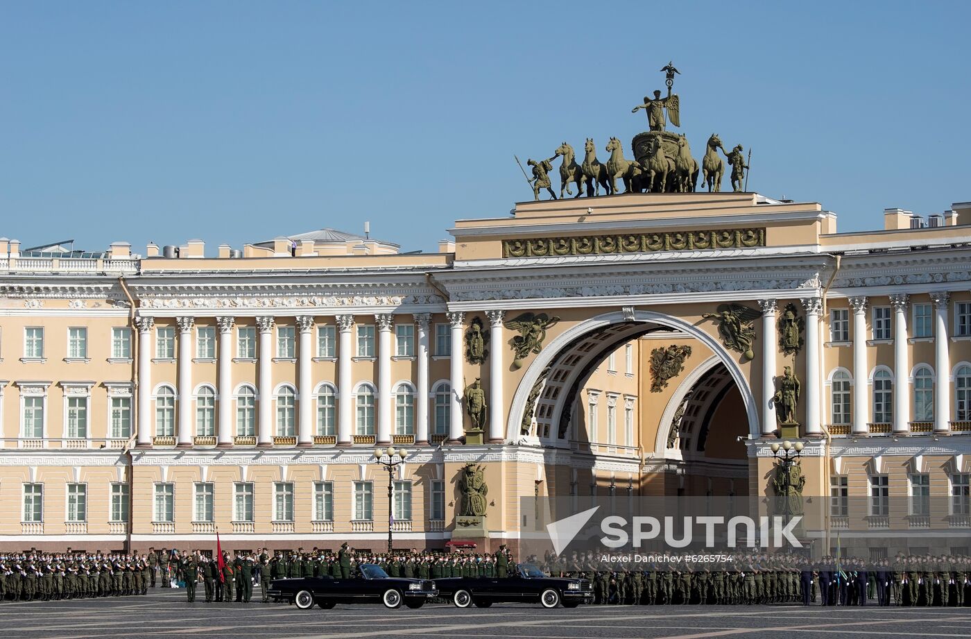 Russia WWII Victory Parade Rehearsal