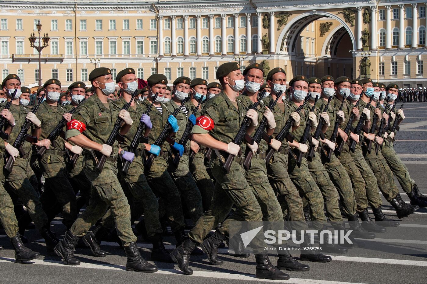 Russia WWII Victory Parade Rehearsal