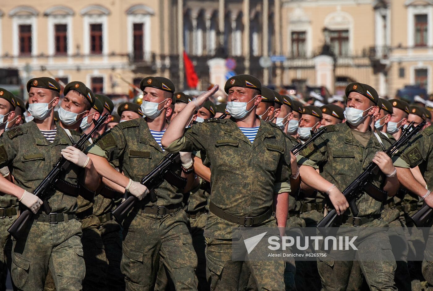 Russia WWII Victory Parade Rehearsal