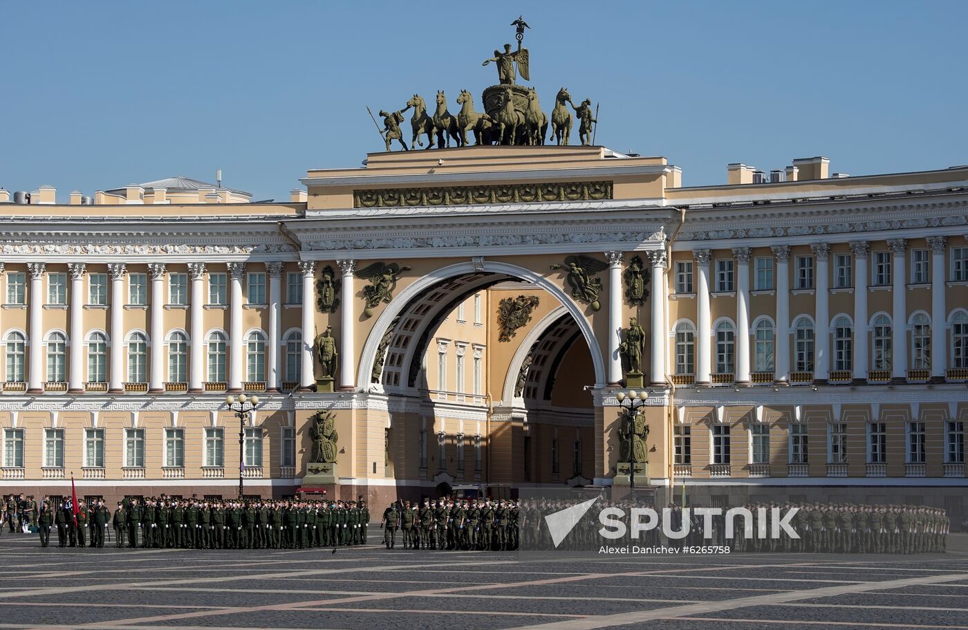 Russia WWII Victory Parade Rehearsal