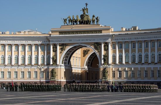 Russia WWII Victory Parade Rehearsal