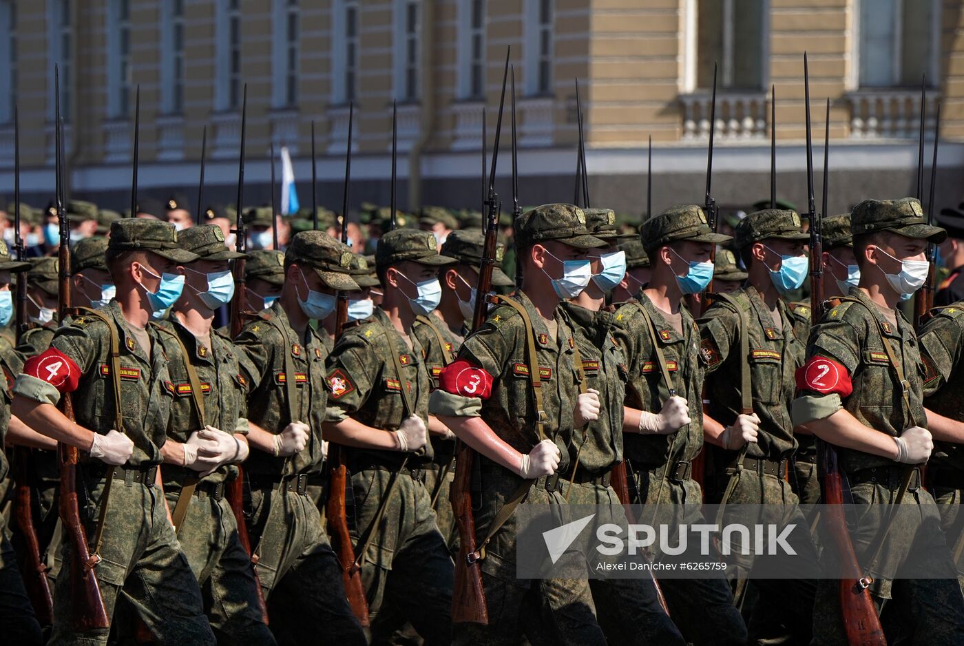 Russia WWII Victory Parade Rehearsal