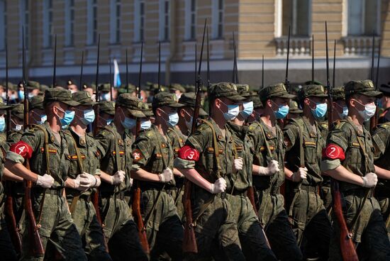 Russia WWII Victory Parade Rehearsal