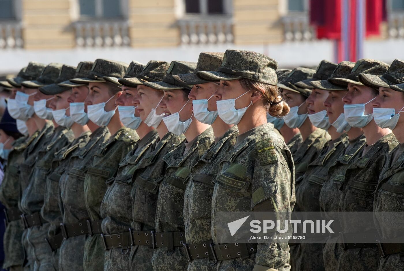 Russia WWII Victory Parade Rehearsal