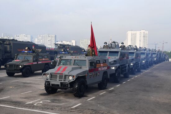Russia WWII Victory Parade Rehearsal