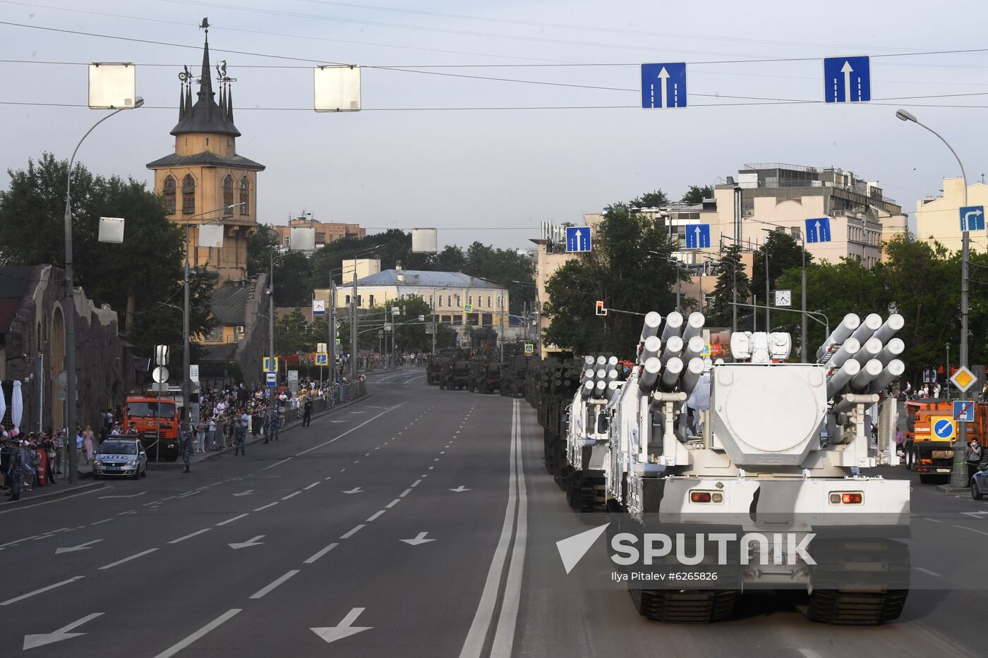 Russia WWII Victory Parade Rehearsal