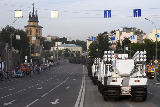 Russia WWII Victory Parade Rehearsal