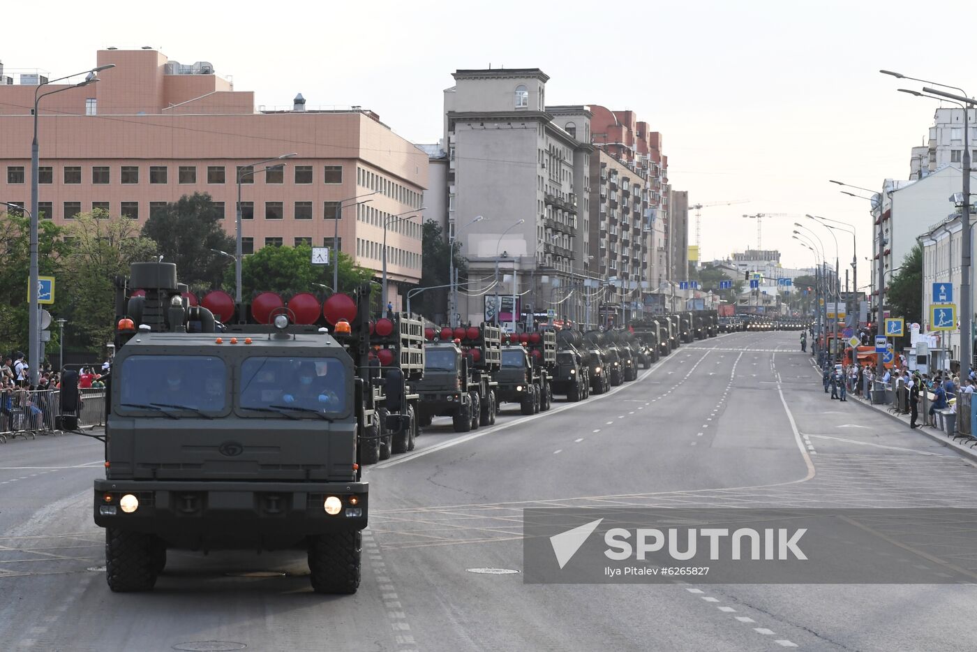 Russia WWII Victory Parade Rehearsal