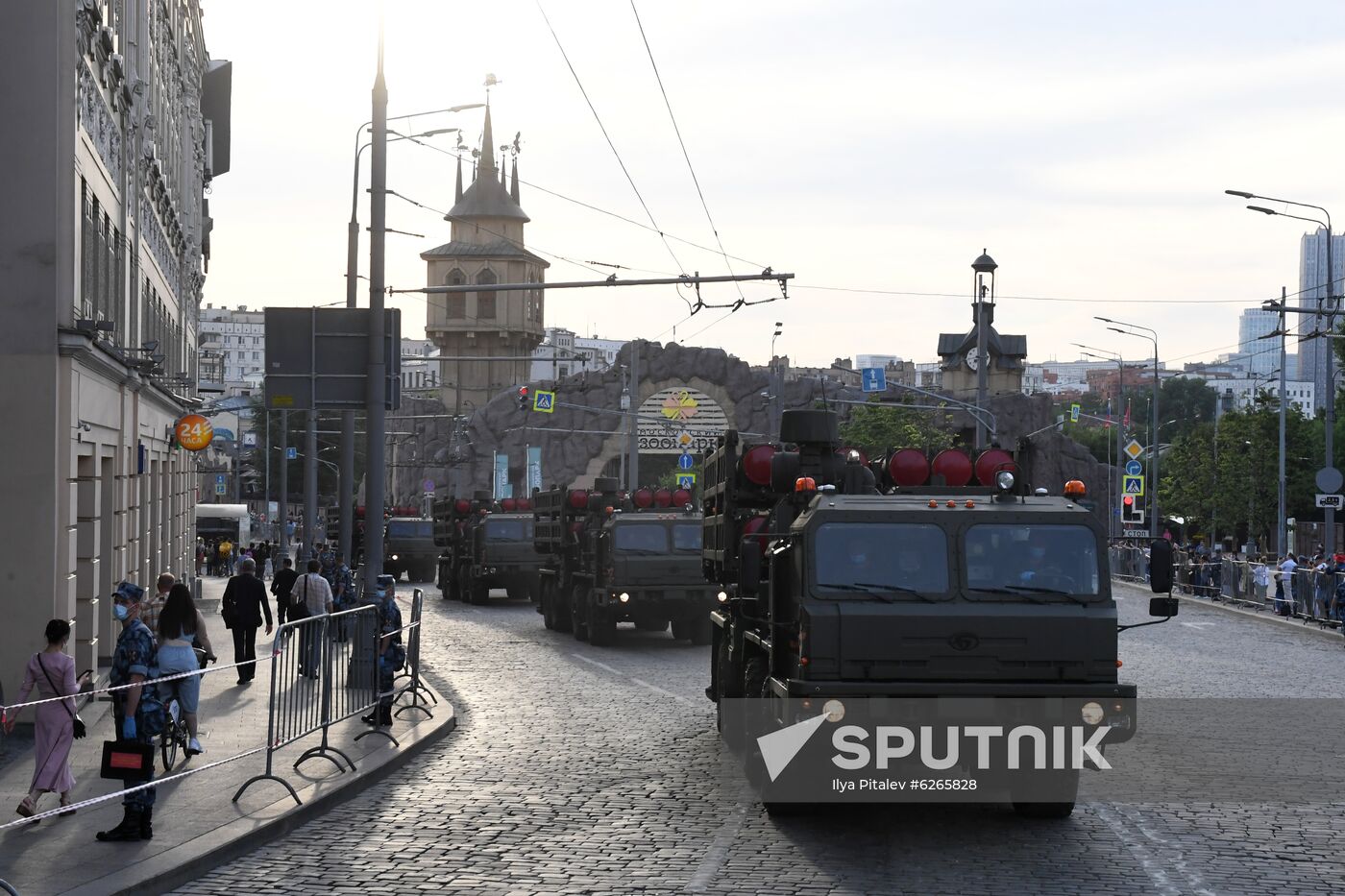 Russia WWII Victory Parade Rehearsal