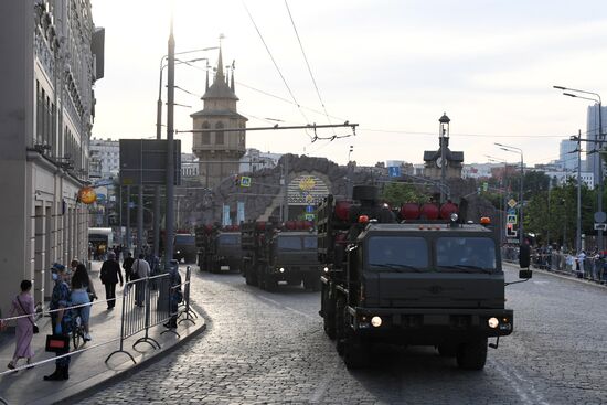 Russia WWII Victory Parade Rehearsal