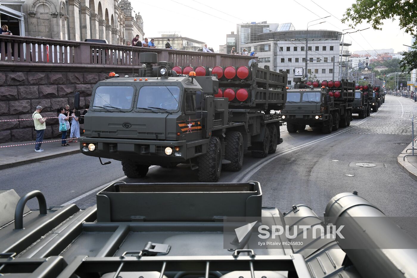 Russia WWII Victory Parade Rehearsal