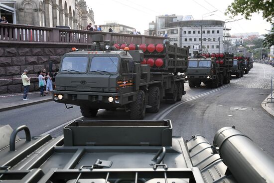 Russia WWII Victory Parade Rehearsal