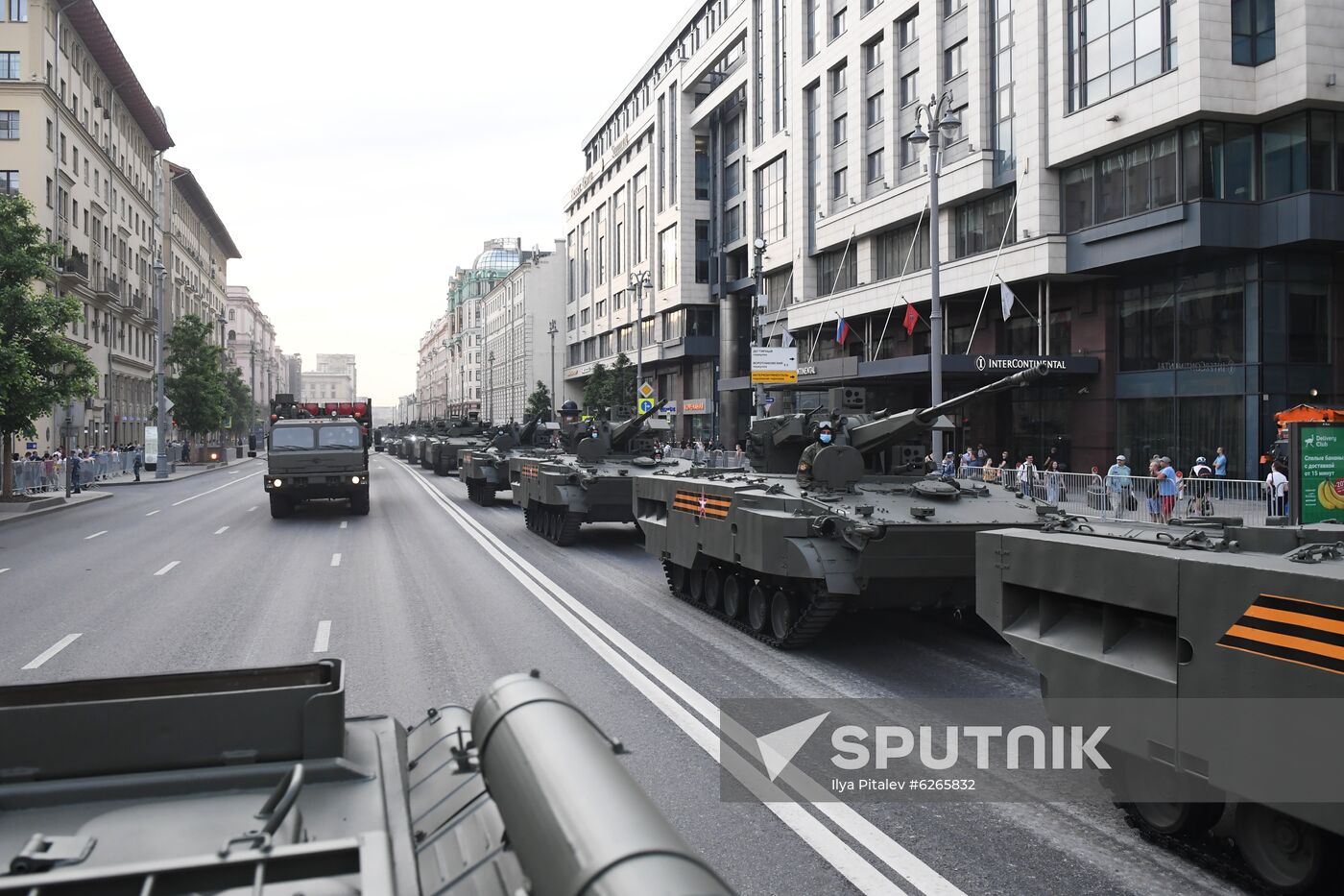 Russia WWII Victory Parade Rehearsal