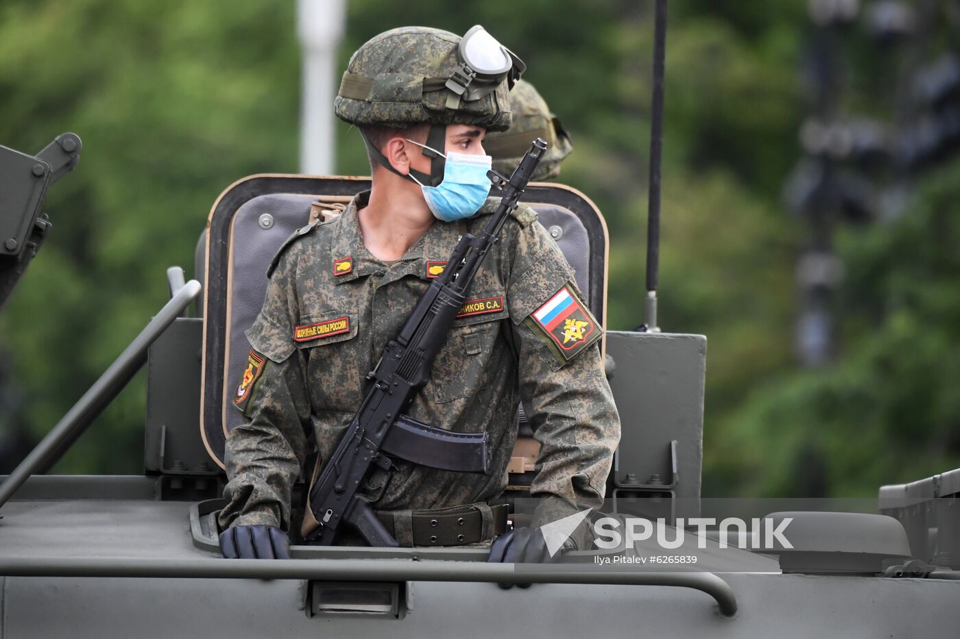 Russia WWII Victory Parade Rehearsal