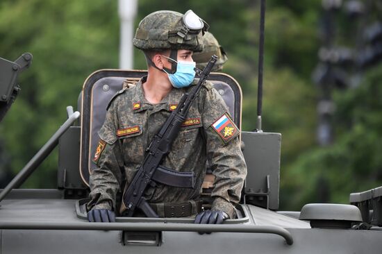 Russia WWII Victory Parade Rehearsal