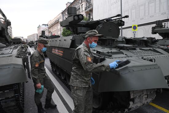Russia WWII Victory Parade Rehearsal