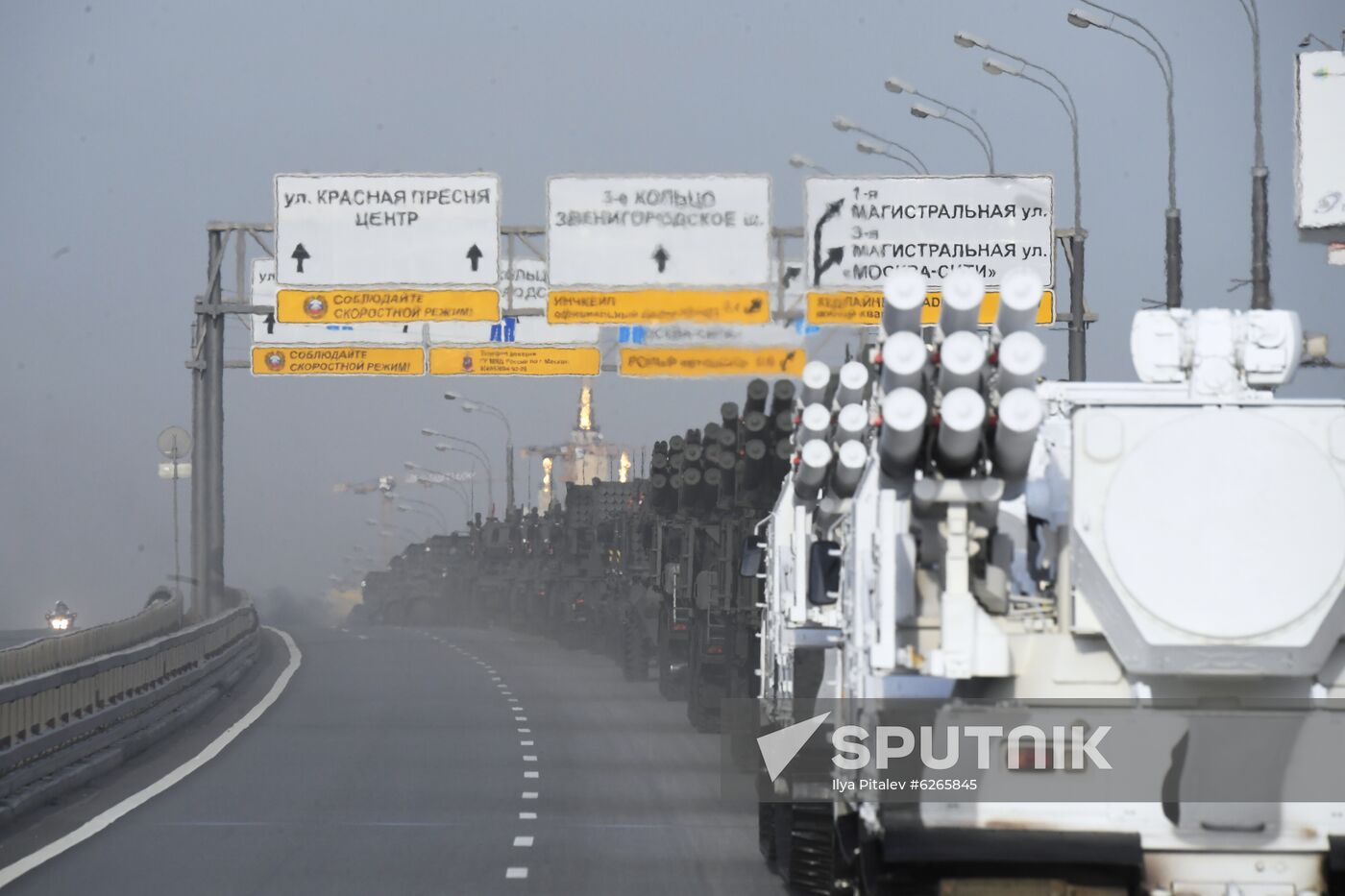 Russia WWII Victory Parade Rehearsal